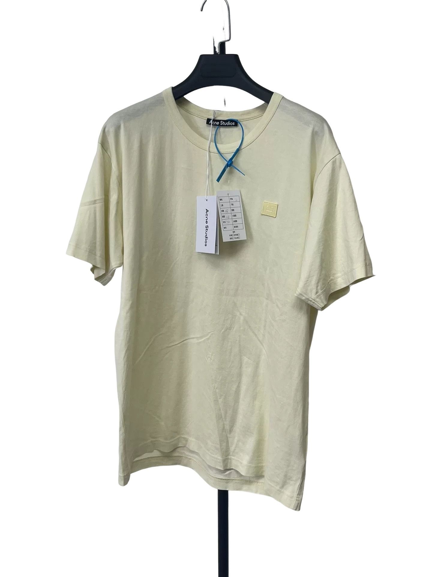 Acne Studios Acne Studios Yellow Face Patch T-Shirt L Size US L / EU 52-54 / 3 - 1 Thumbnail