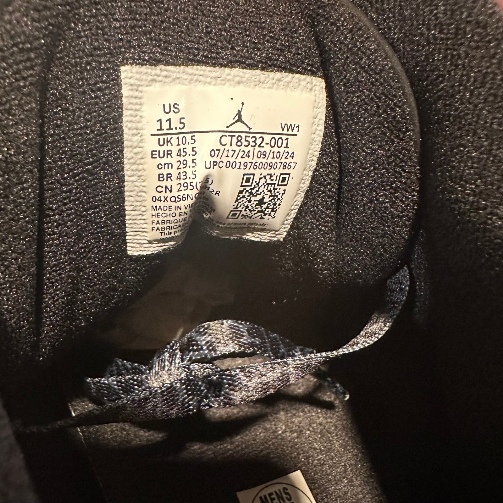 Jordan Brand Jordan 3 Retro Black Cat (2025) - Size 11.5 - Brand New Size US 11.5 / EU 44-45 - 6 Thumbnail
