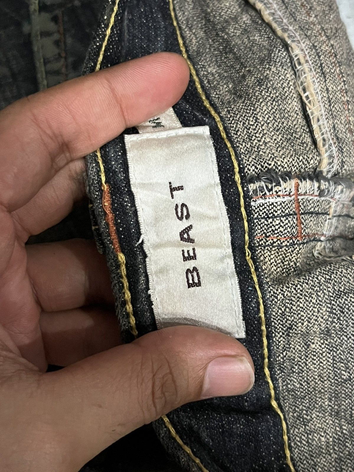 Undercover Japanese Brand Beast Dark Paint Splatter Distress Flare Jean Size 32" / US 10 / IT 46 - 18 Thumbnail