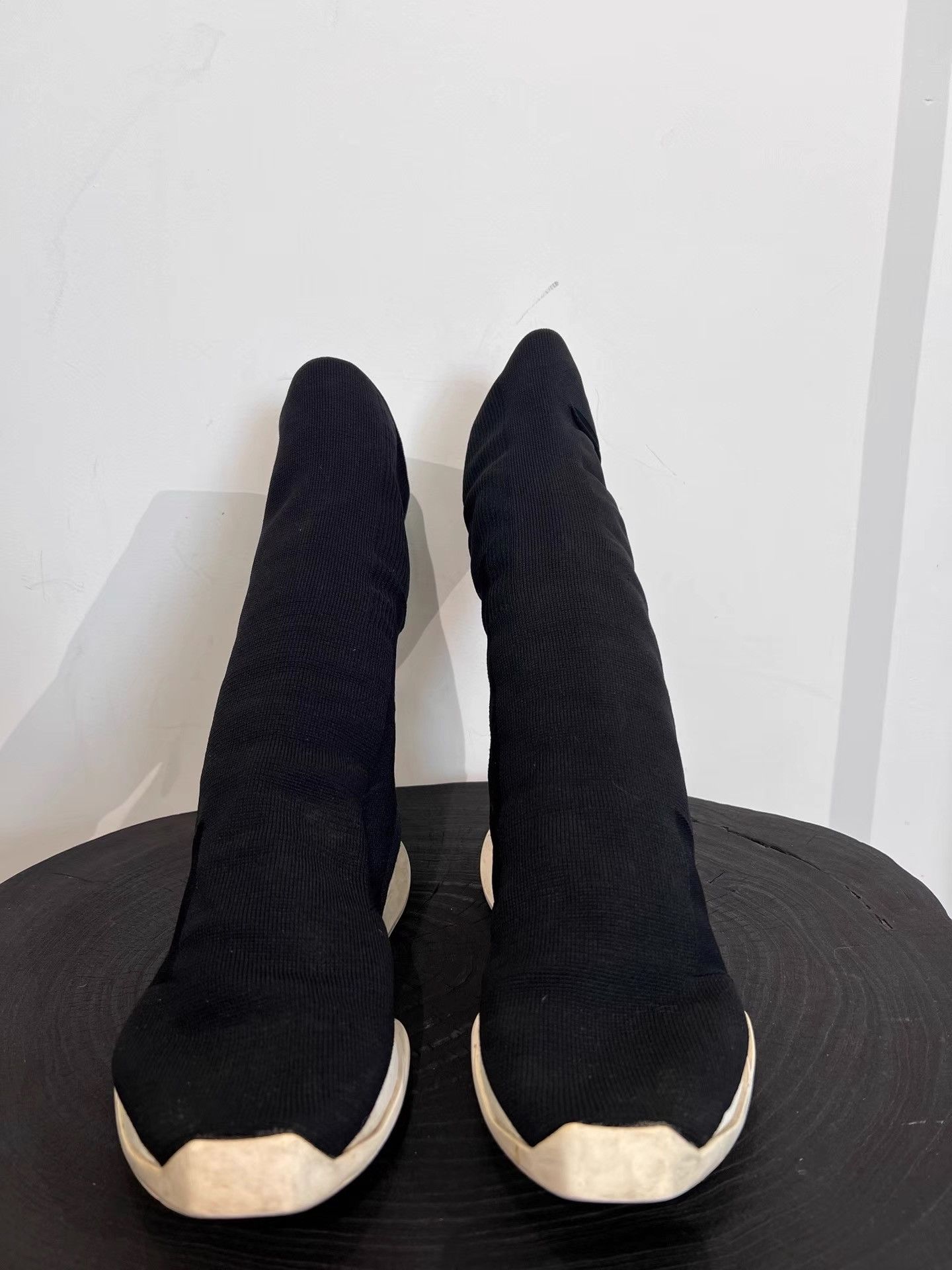 Rick Owens Rick Owens Drkshdw Knitted High-Top Tank Tall Boots K35 Size US 9 / EU 42 - 3 Thumbnail
