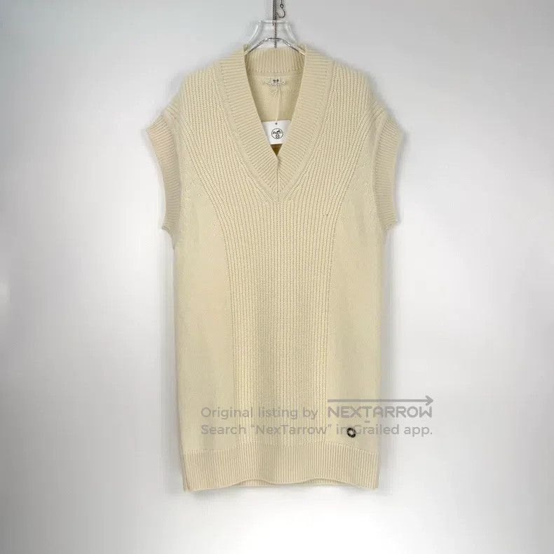 Hermes Hermes Off-White Cashmere Dress Size XXS / US 00 / IT 34 - 3 Thumbnail