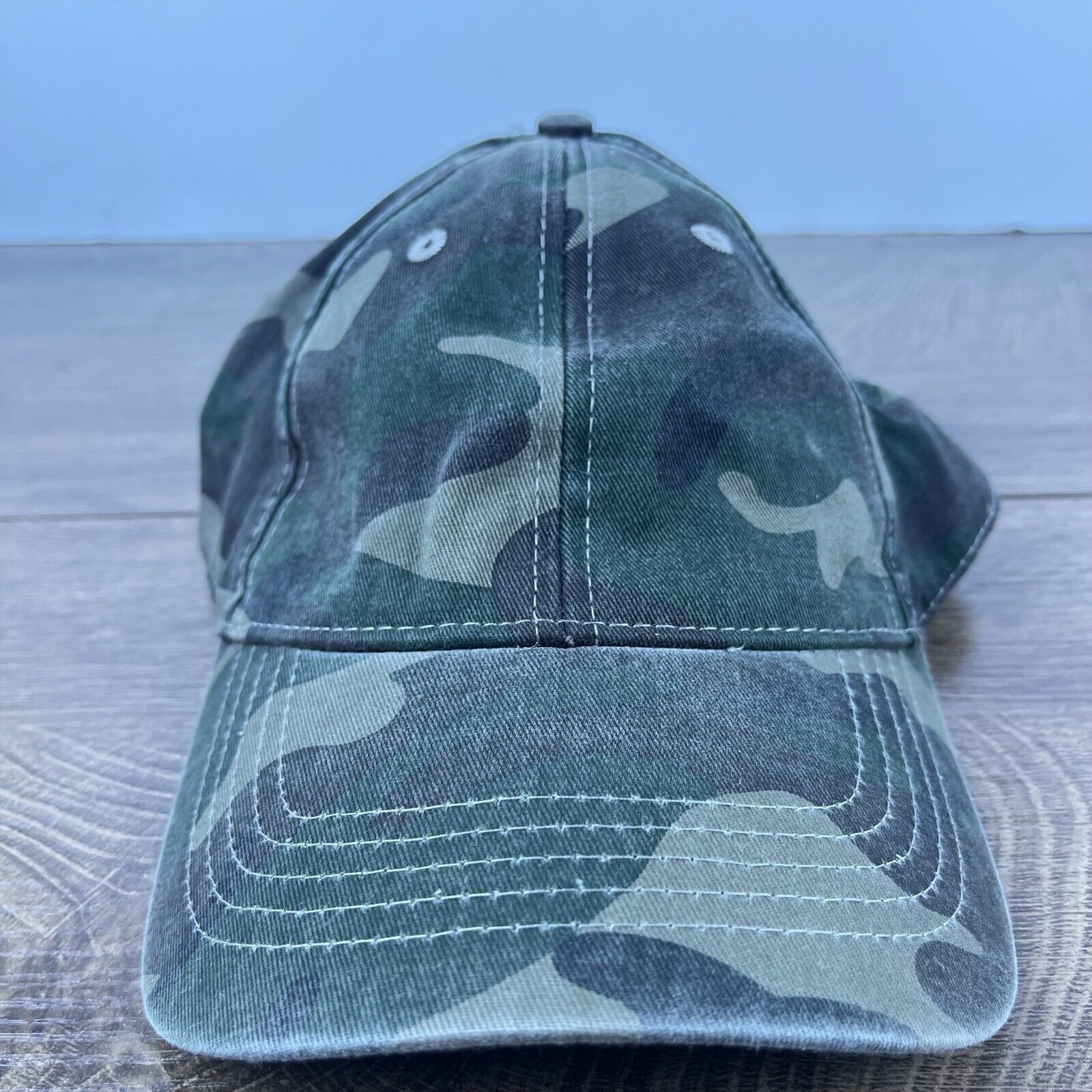 Other Camoflauge Baseball Hat Camo Green Hat Adjustable Hat Camo A Size ONE SIZE - 1 Thumbnail