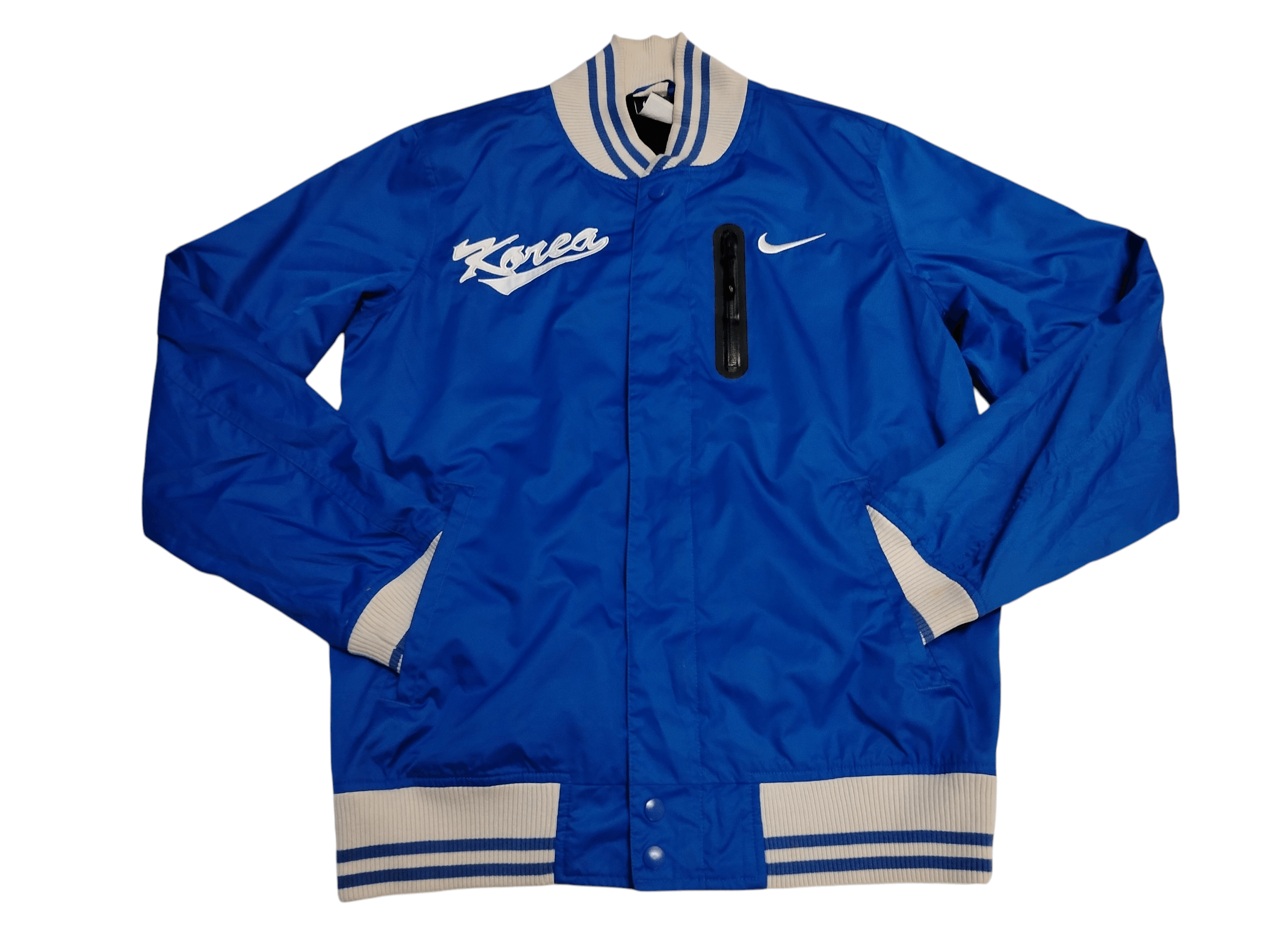 Japanese Brand × Nigo × Nike NIKE X NIGO NAVY VARSITY JACKET | Grailed