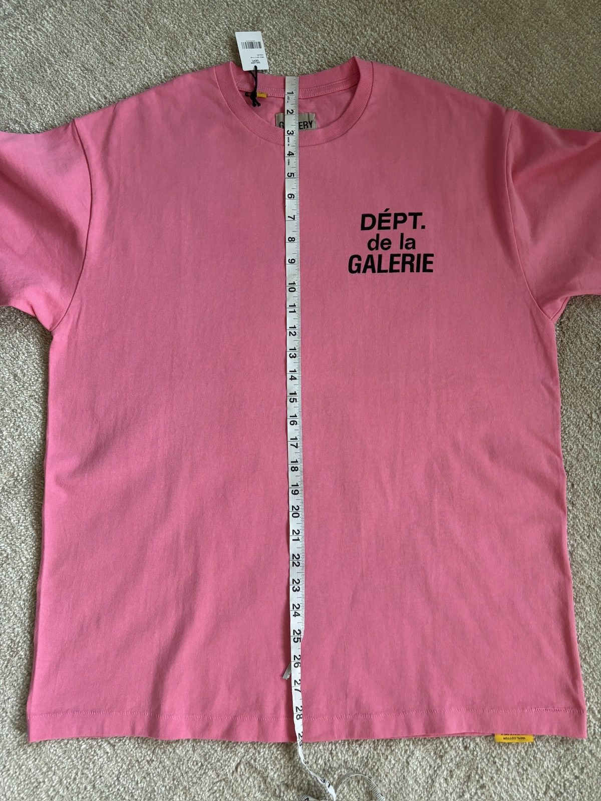 Gallery Dept. PINK FRENCH LOGO TEE Size US M / EU 48-50 / 2 - 12 Thumbnail