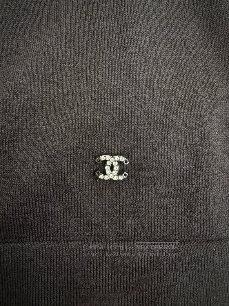 Chanel Chanel Number 5 perfume bottle logo black short sleeve Size XXS / US 00 / IT 34 - 6 Thumbnail