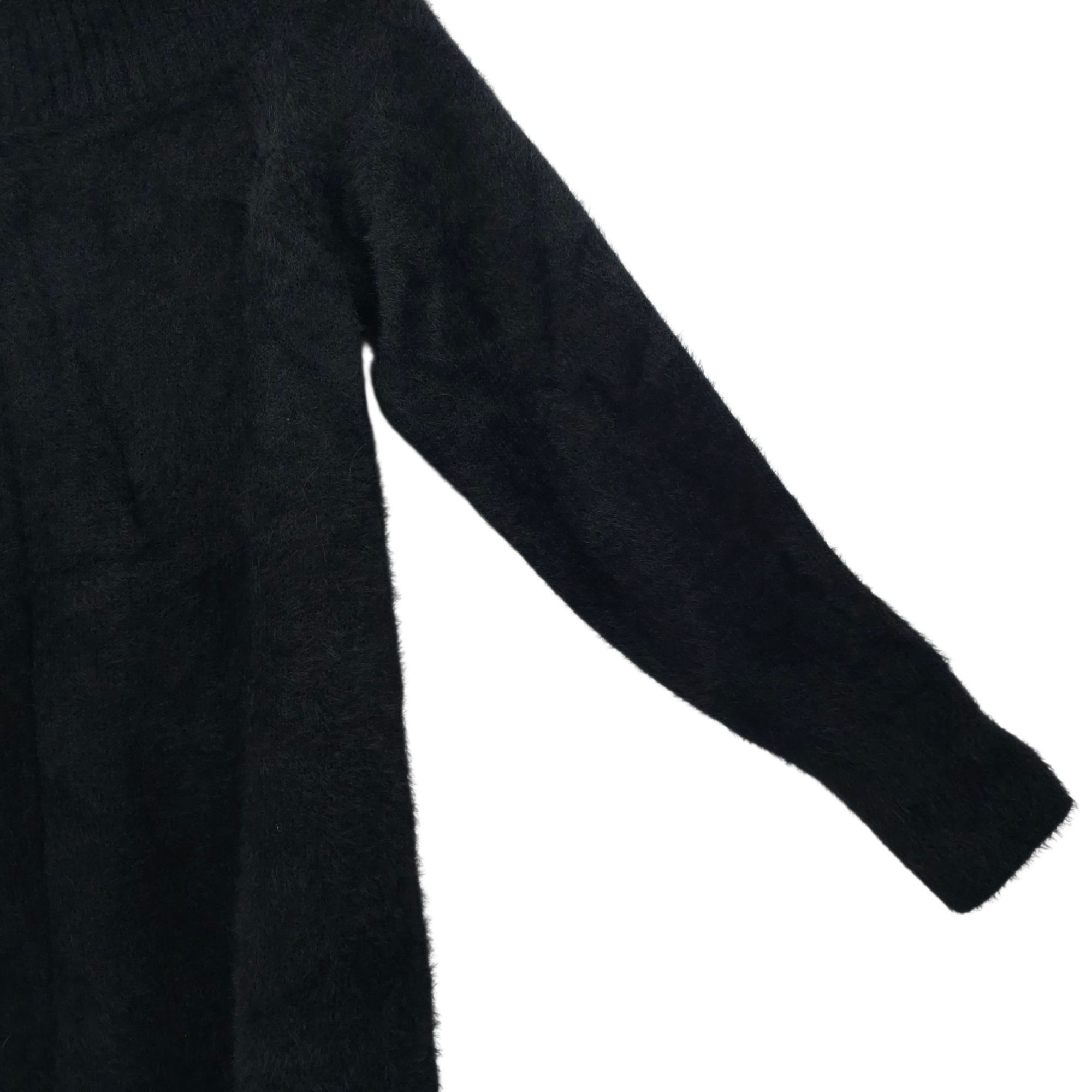 Loft Loft Sweater Fuzzy Womens L Pullover Ribbed Wide Mock Neck E Size L / US 10 / IT 46 - 11 Thumbnail