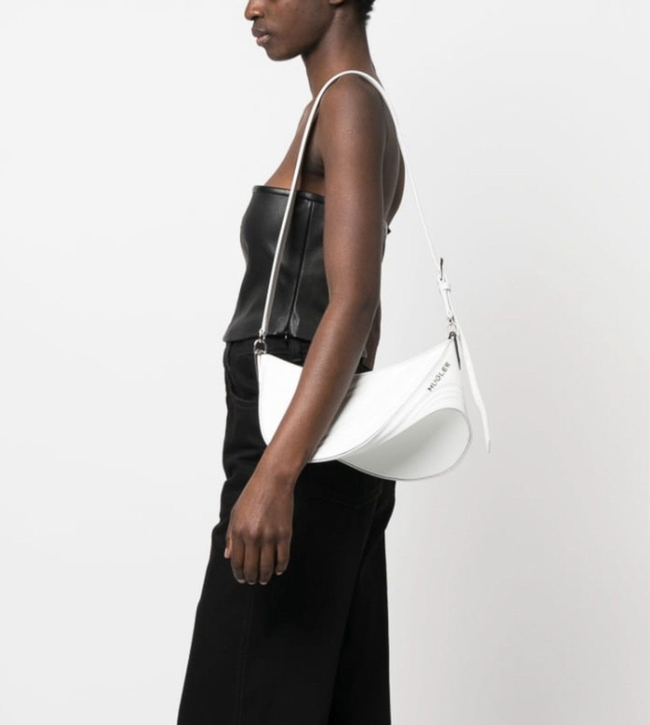 Mugler Mugler white spiral purse Size ONE SIZE - 1 Thumbnail