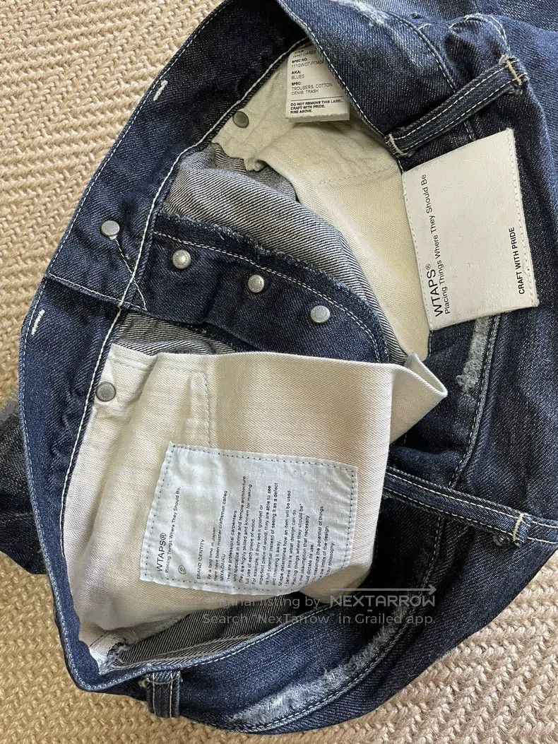 Wtaps Wtaps size 2 Cut jeans with a knife Size US 40 / EU 56 - 8 Thumbnail