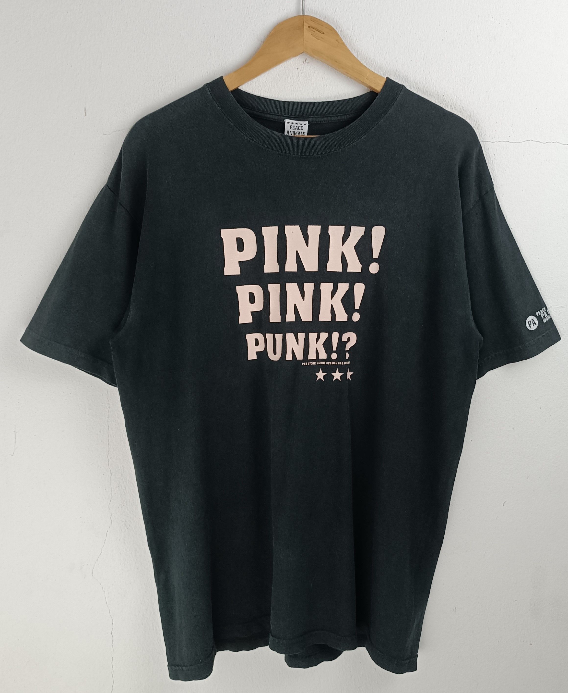 Other VINTAGE 2001 PINK PINK PUNK! PEACE ANIMAL UNION VERY RARE Ts Size US L / EU 52-54 / 3 - 3 Thumbnail