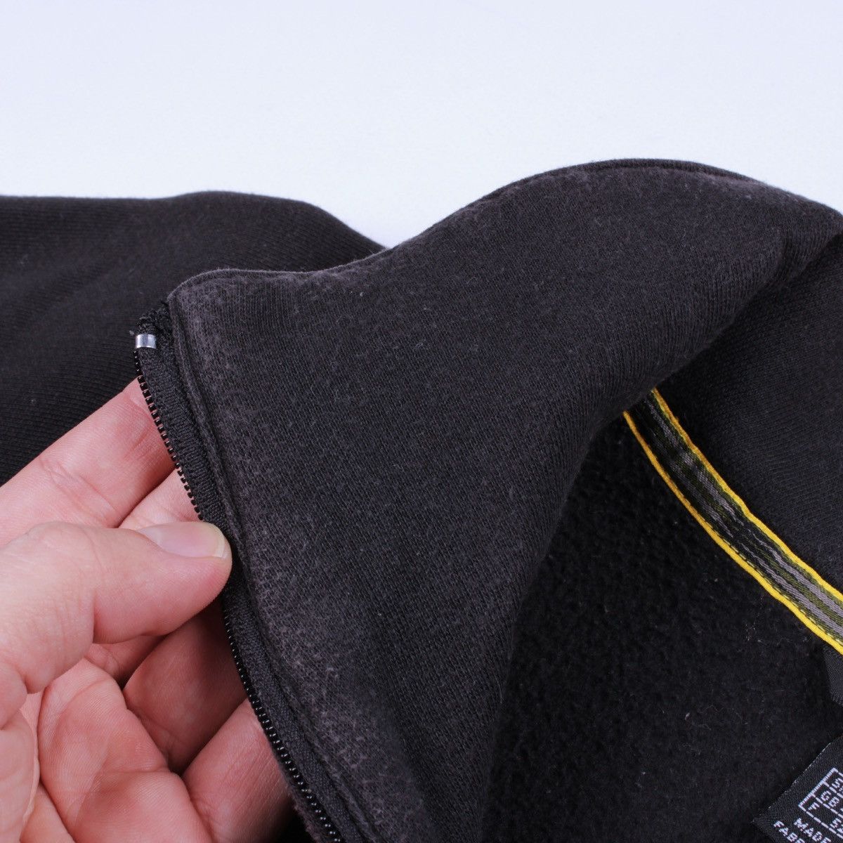 Nike × Vintage NIKE Vintage Cotton Full Zip Pockets Sweater Jacket Size US L / EU 52-54 / 3 - 19 Thumbnail