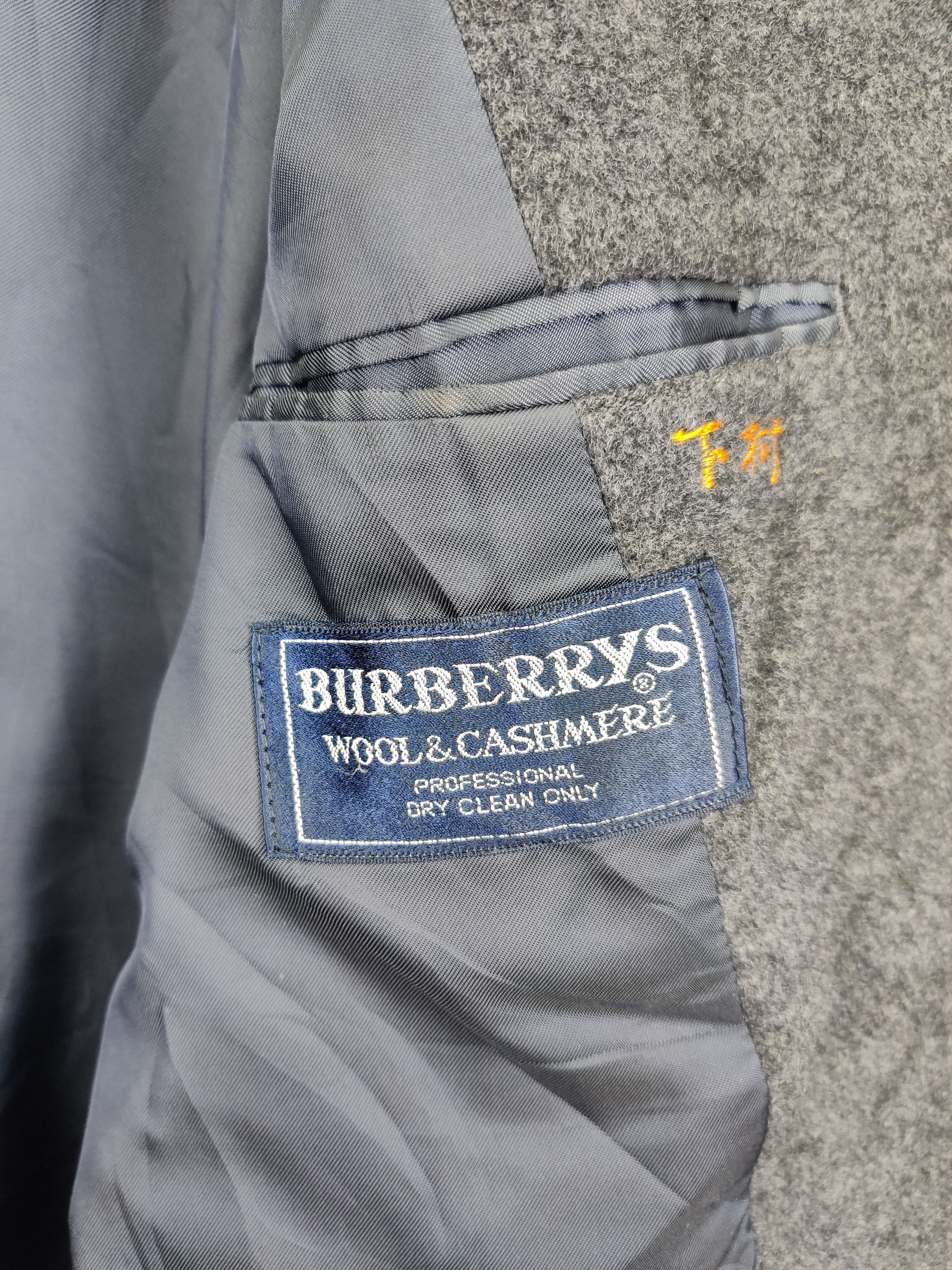 Burberry Vintage Burberry Herringbone Wool Long Coat Size US L / EU 52-54 / 3 - 12 Thumbnail