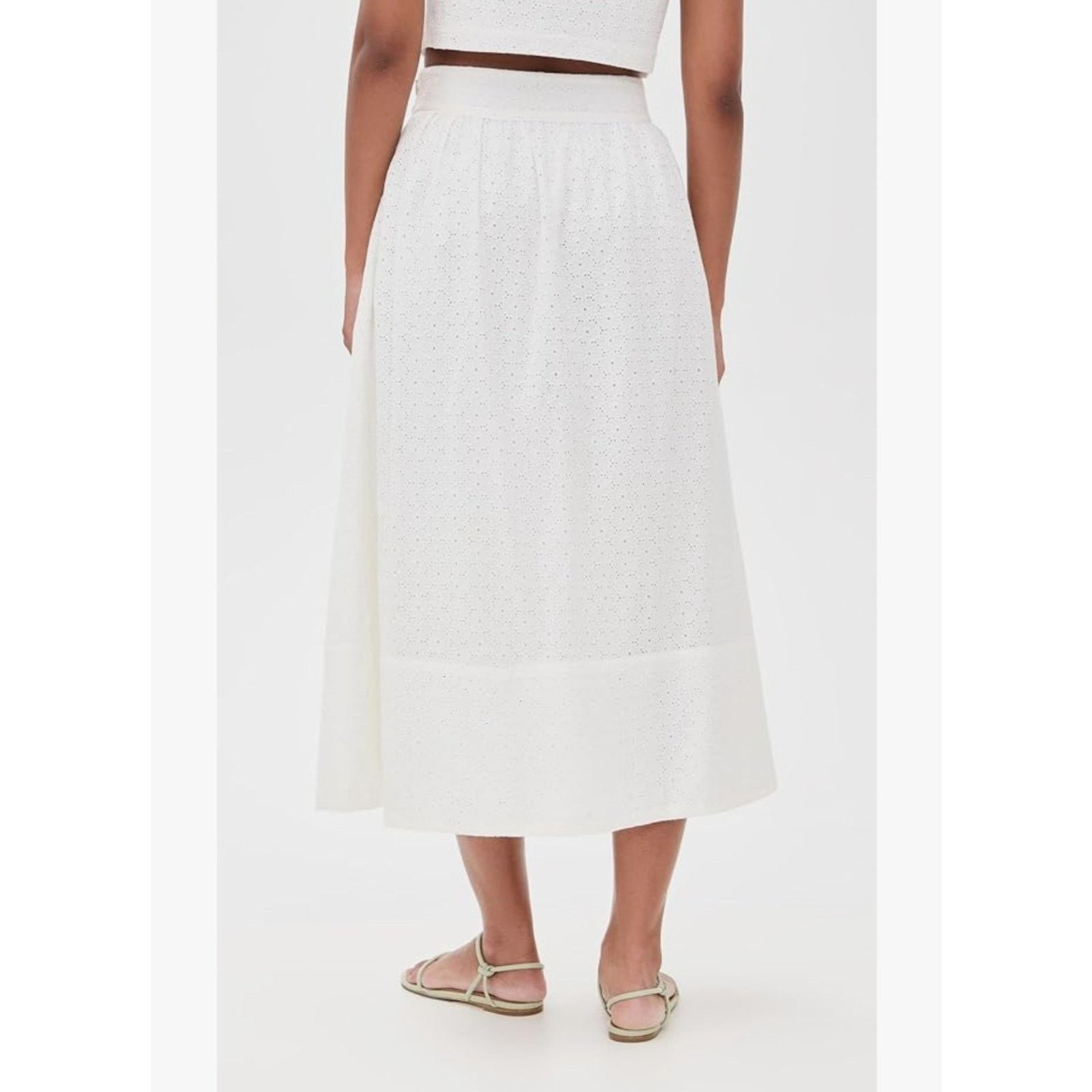 Paige Paige Women's Ojai Cotton Denim Midi Skirt Size 2 Waist 26 Size 26" / US 2 / IT 38 - 4 Thumbnail