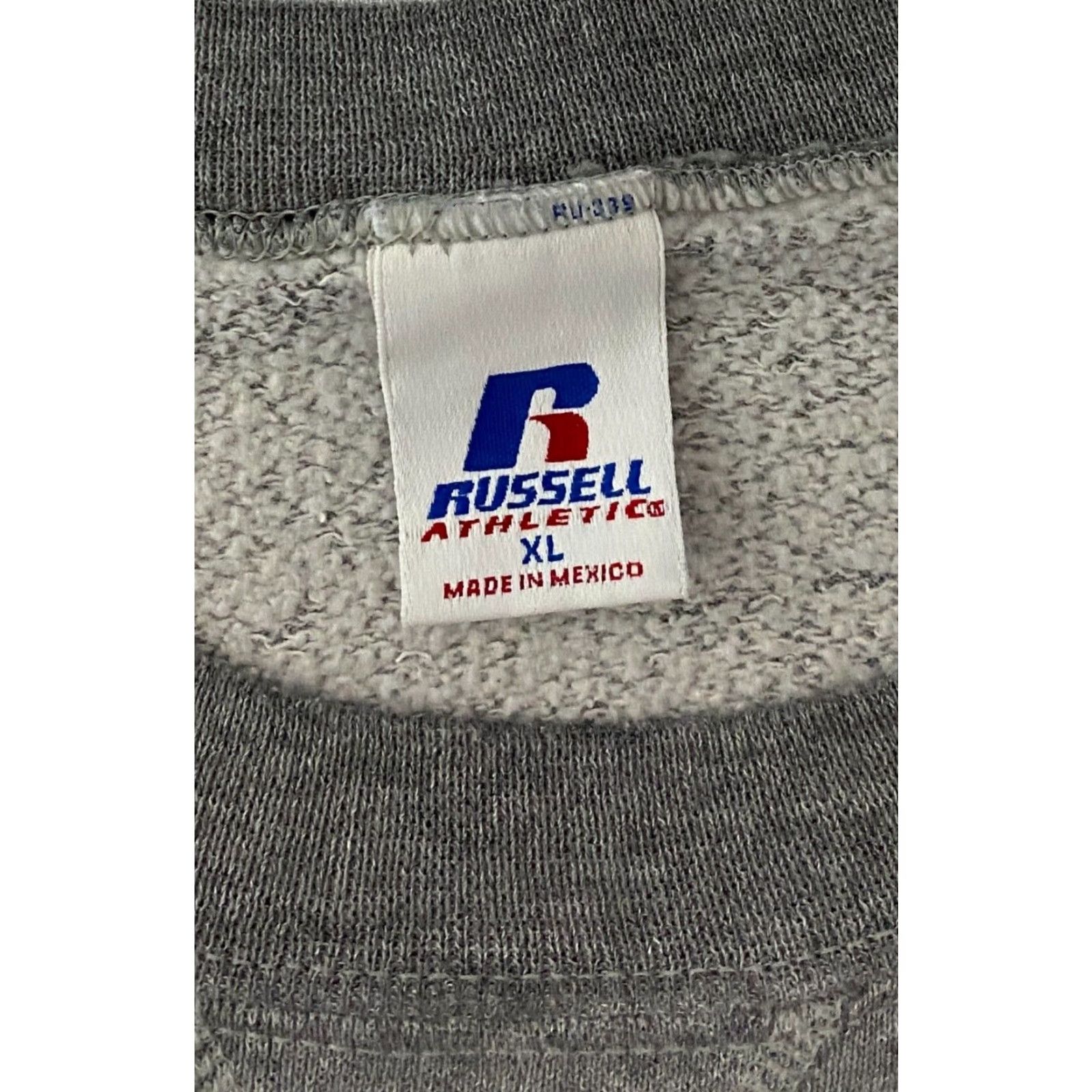 Russell Athletic VINTAGE Russell Athletic Crewneck Sweatshirt Mens XL Gray Logo 90s College University USA American Football Baseball Theme Pullover Casual Athletic Size US XL / EU 56 / 4 - 5 Thumbnail