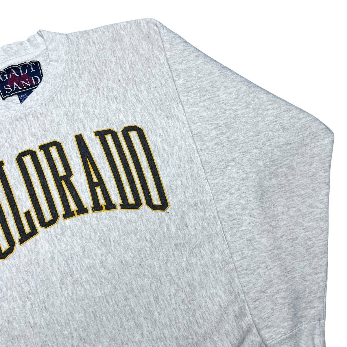 NCAA 1990s NCAA Colorado Buffaloes Galt Sand Arch Logo Sweatshirt Size US L / EU 52-54 / 3 - 14 Thumbnail