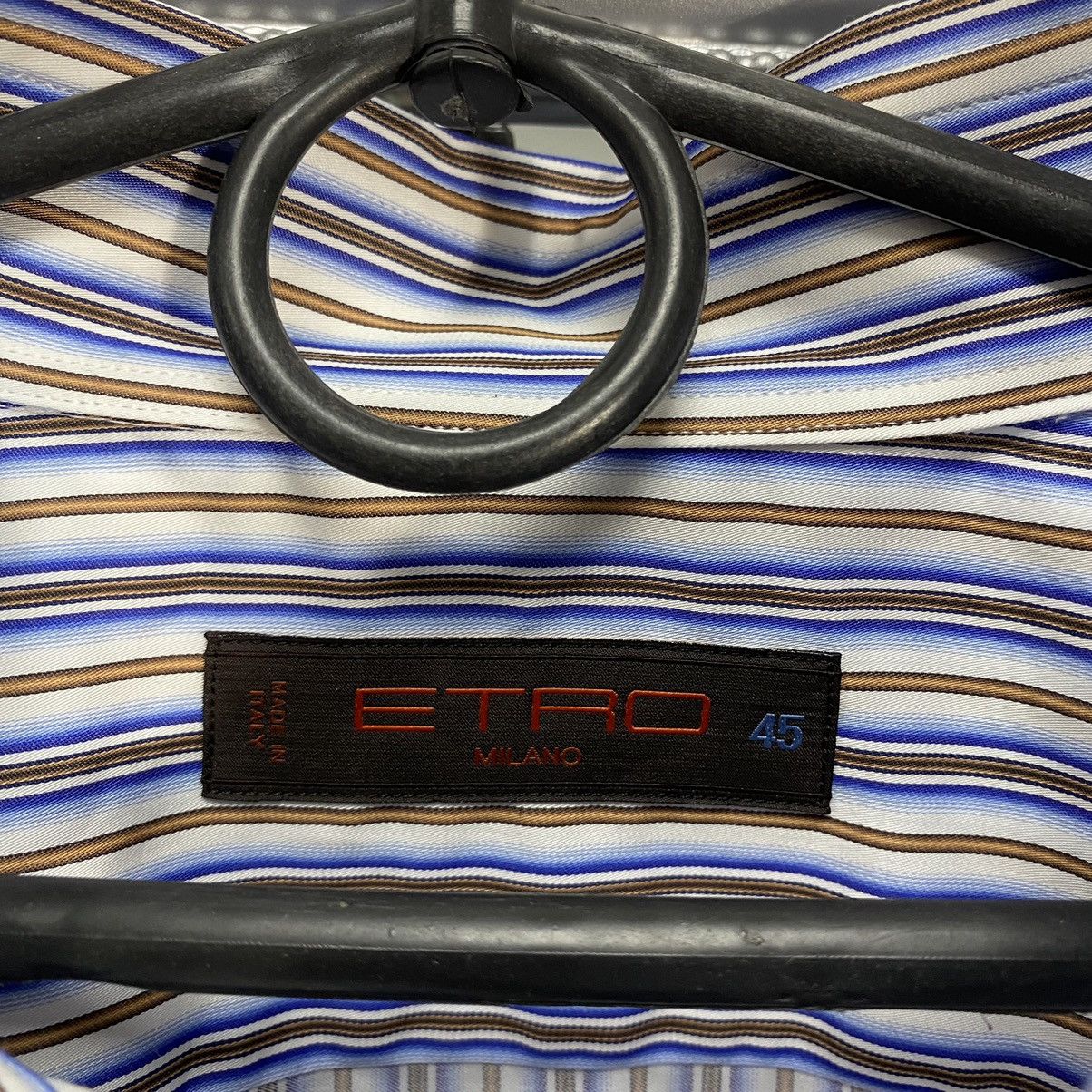 Etro Vintage Etro shirt men button Ups Size US XL / EU 56 / 4 - 5 Thumbnail