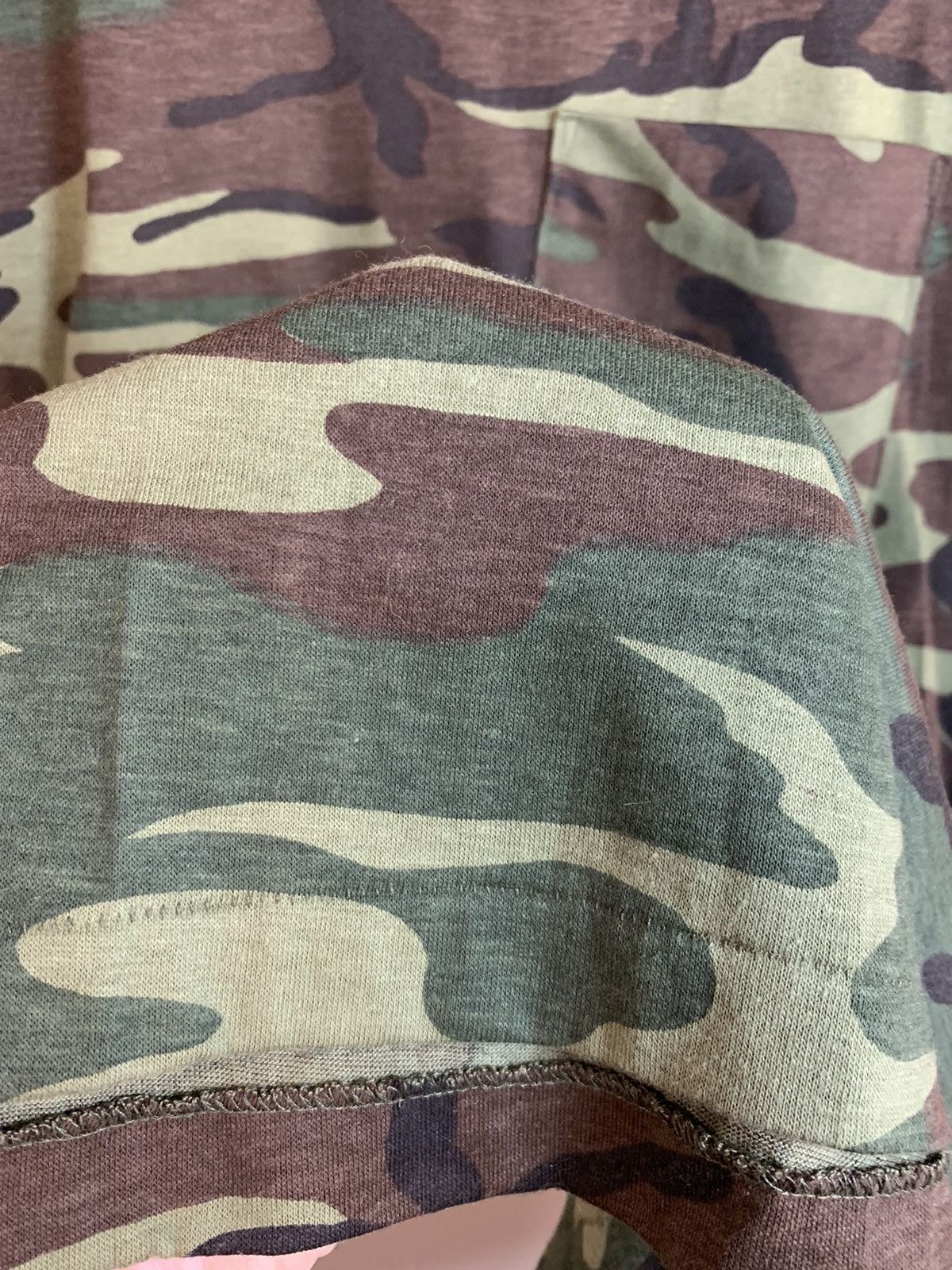 Vintage RARE* Vintage 70’s Camo Camoflage Single Stitch Pocket Shirt Size US XL / EU 56 / 4 - 5 Thumbnail