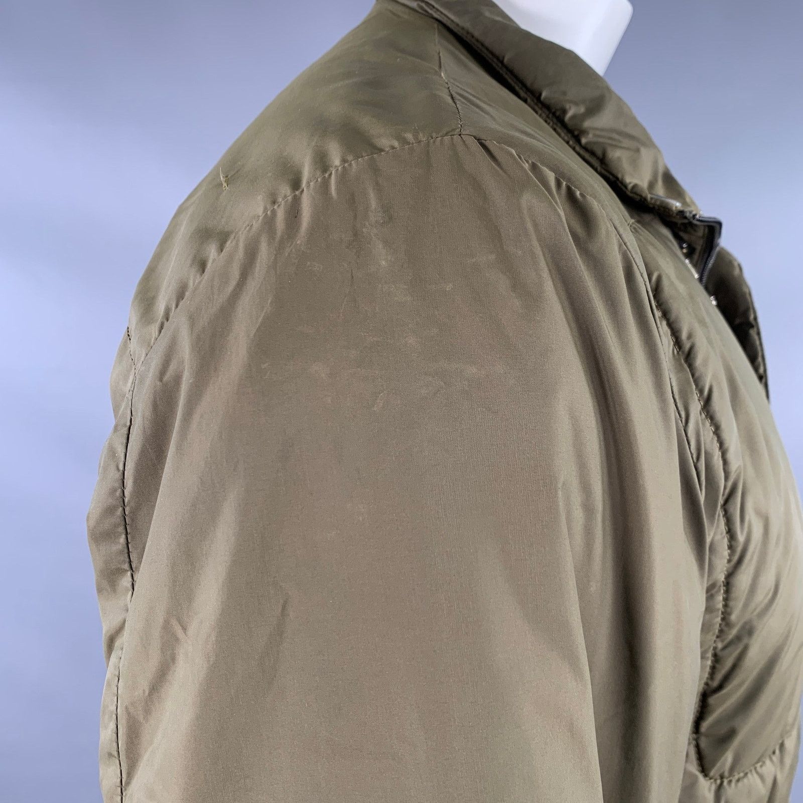 Dirk Bikkembergs DIRK BIKKEMBERGS Size L Green Olive Polyester Blend Jacket Size US L / EU 52-54 / 3 - 7 Thumbnail