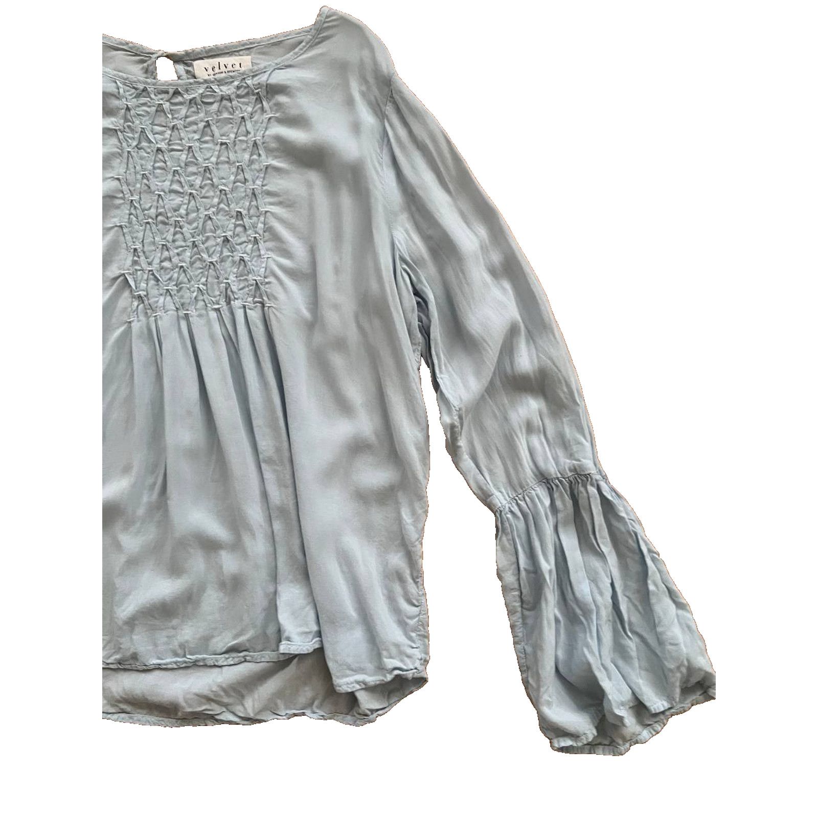 Velvet Anthropologie Velvet Women's Embroiderd Cotton top M A001955 Size M / US 6-8 / IT 42-44 - 4 Thumbnail