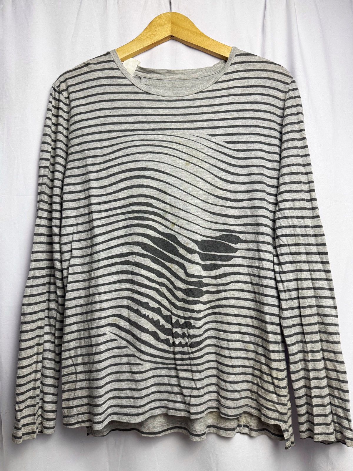 If Six Was Nine × Japanese Brand × Le Grande Bleu (L.G.B.) Codes Combine Men Striped Skulls Long Sleeve Size US M / EU 48-50 / 2 - 3 Thumbnail