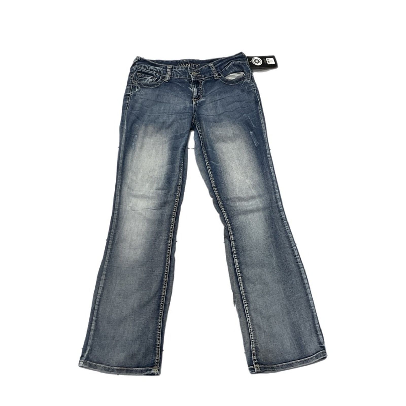 Vintage Vanity Distressed Denim Pants Size 29" - 1 Thumbnail