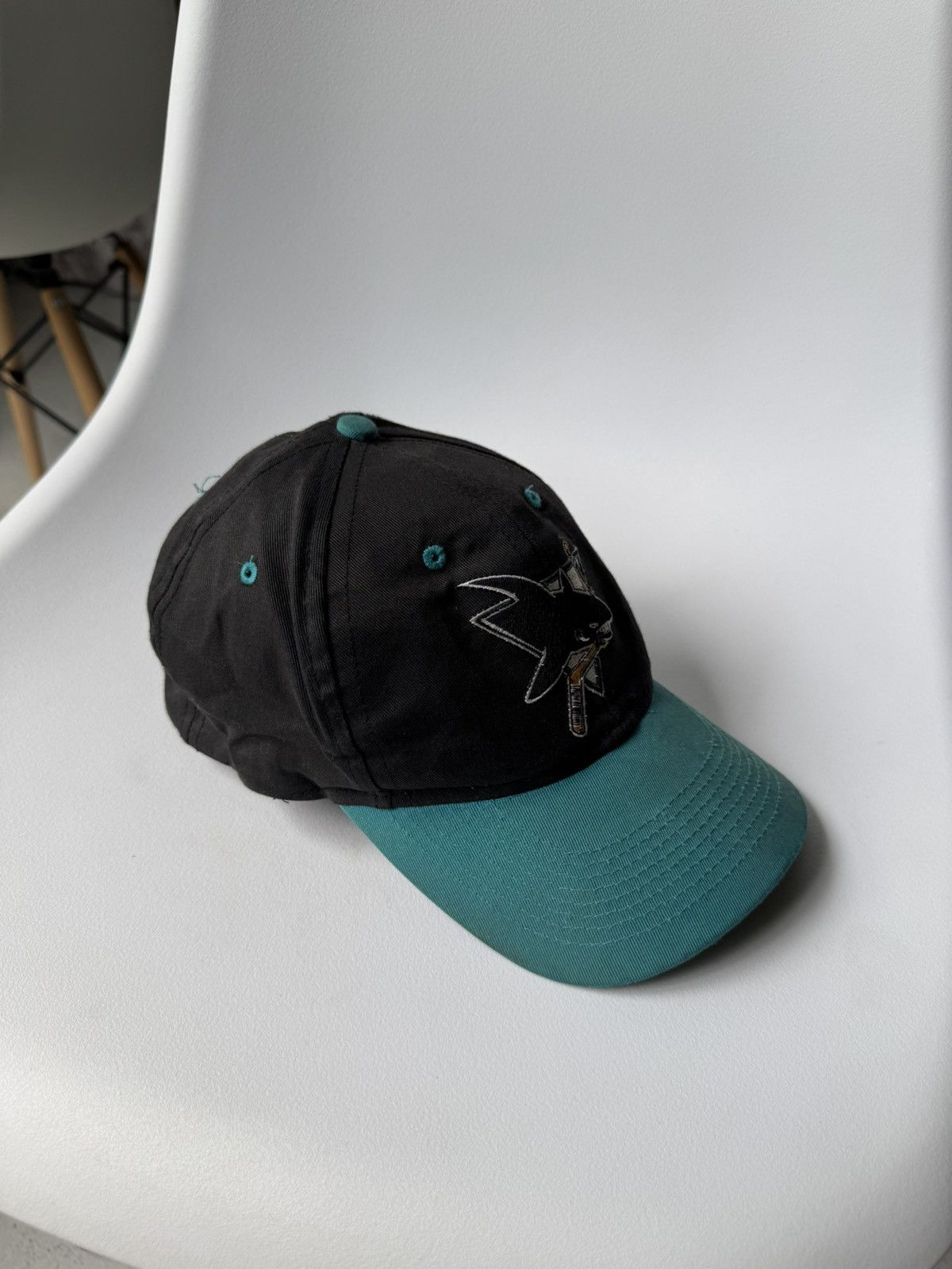 Logo 7 7 Logo NHL Sharks Vintage Cap Size ONE SIZE - 3 Thumbnail