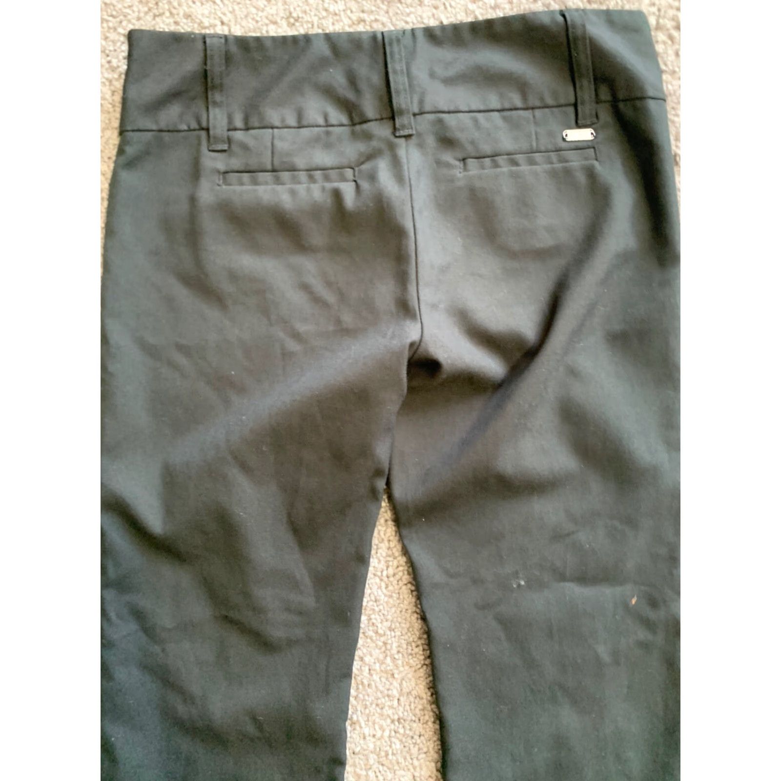 Guess GUESS Women's Pants Bootcut 28 x 30 Black Polyester Stretch Dress Pants Regular Inseam 30" XS? Size 28" / US 6 / IT 42 - 5 Thumbnail