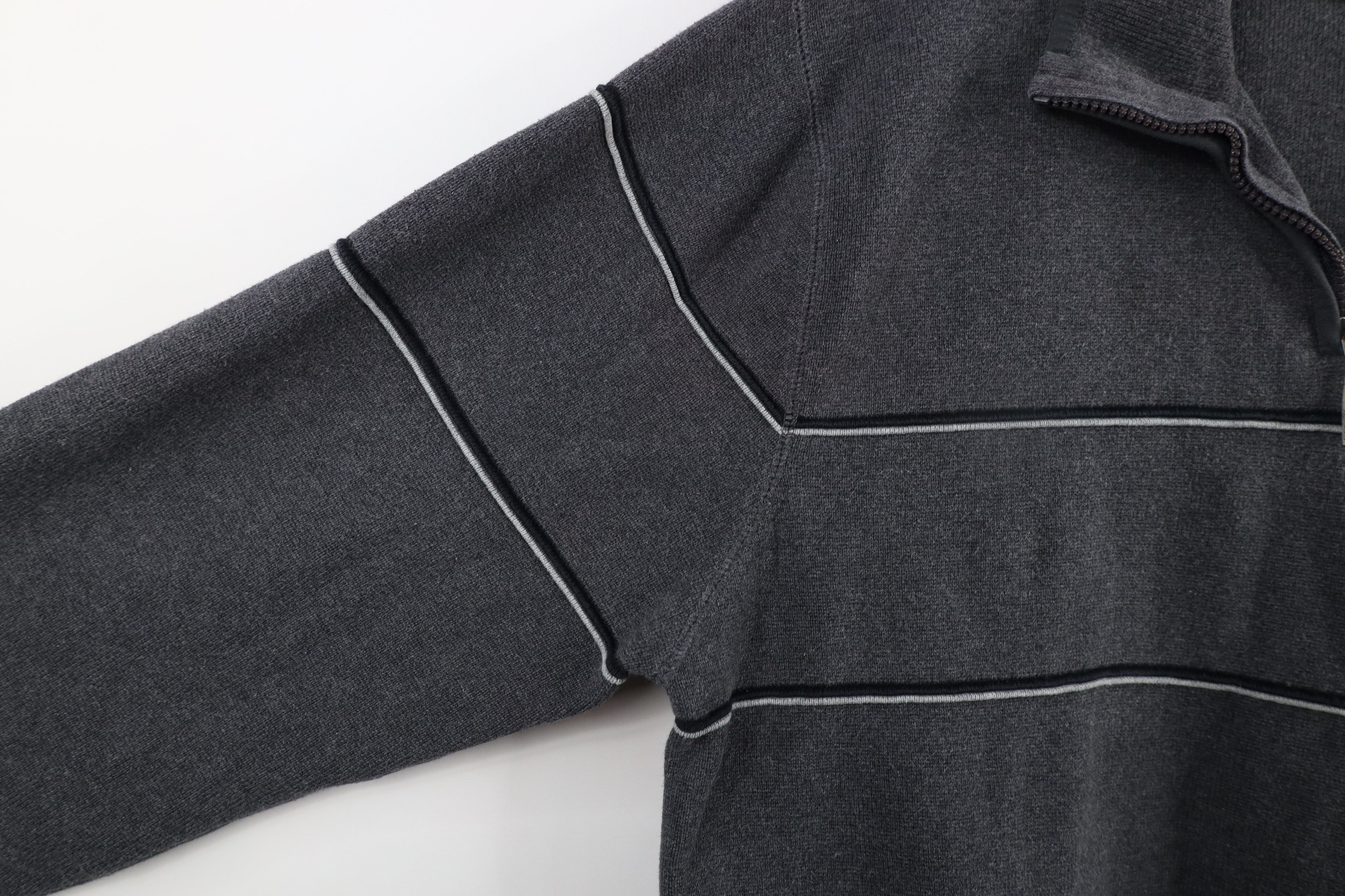 Vintage Vintage 90s Streetwear Heavy Thermal Knit Half Zip Sweater Size US L / EU 52-54 / 3 - 6 Thumbnail