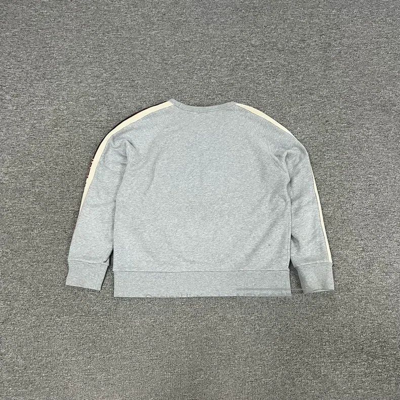 Gucci Gucci String Logo Gray Round-neck Sweatshirt Size US M / EU 48-50 / 2 - 2 Thumbnail