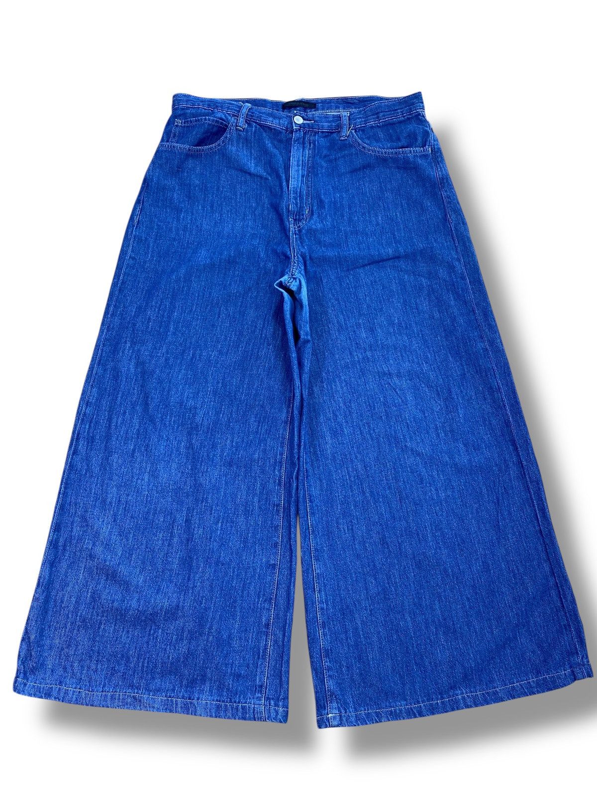 Uniqlo Uniqlo Blue Wash Baggy Style Soft Jeans Size US 34 / EU 50 - 1 Thumbnail