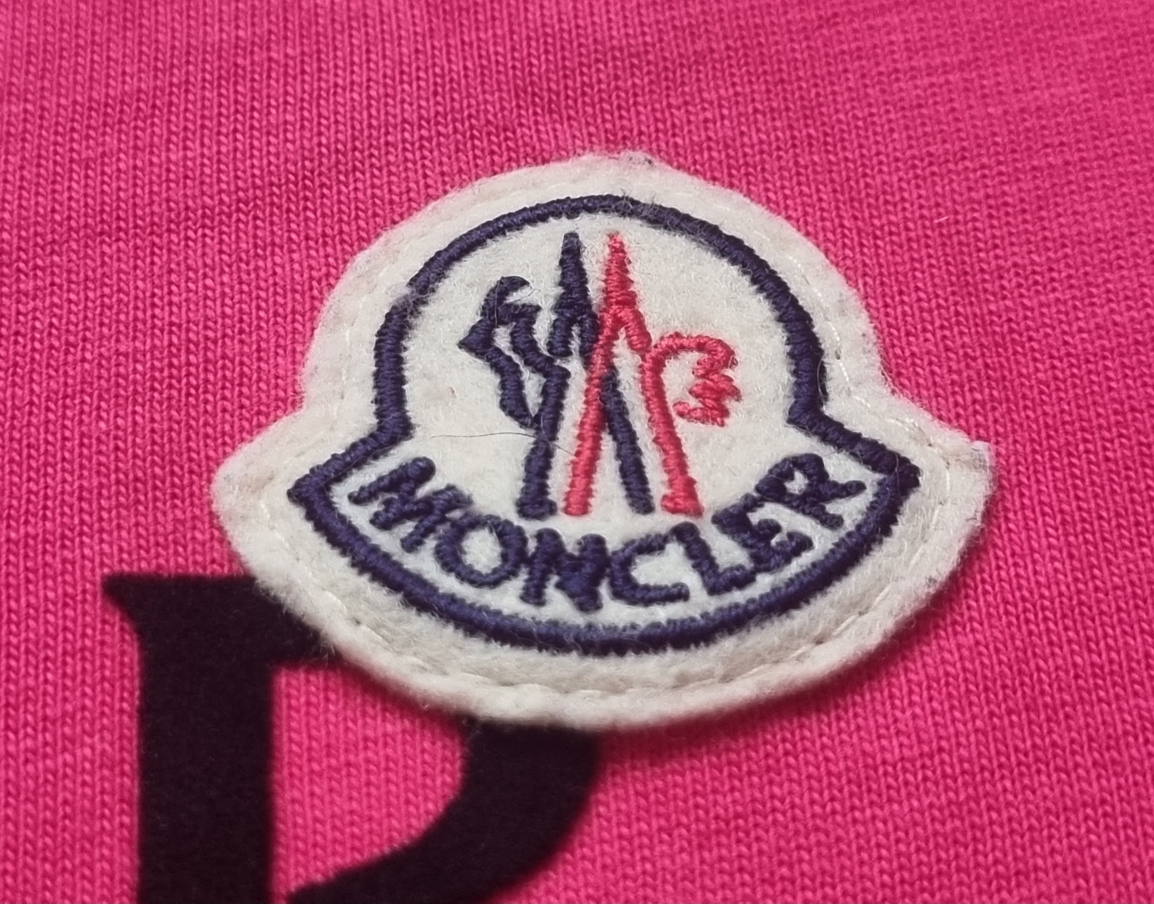 Moncler Moncler Pink T Shirt Size US M / EU 48-50 / 2 - 9 Thumbnail