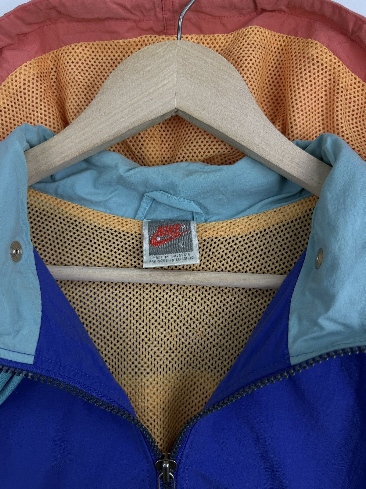 Nike × Vintage 🇺🇸Vintage 80s Nike Strength Fitness Archive Anorak Jacket Y2K Size US XL / EU 56 / 4 - 5 Thumbnail