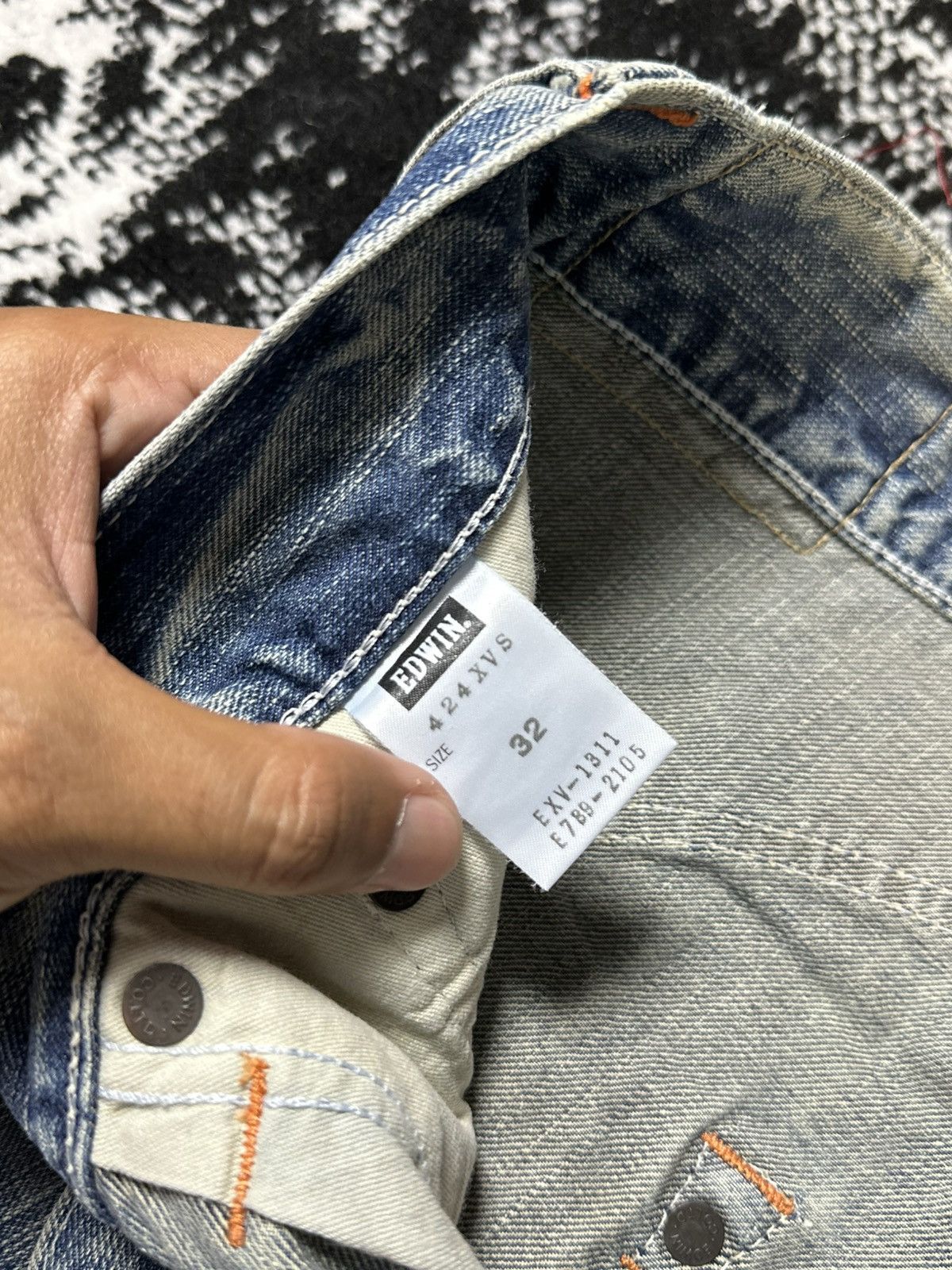 Kapital 2000s Edwin XV Ocean Wash Denim Size US 32 / EU 48 - 8 Thumbnail