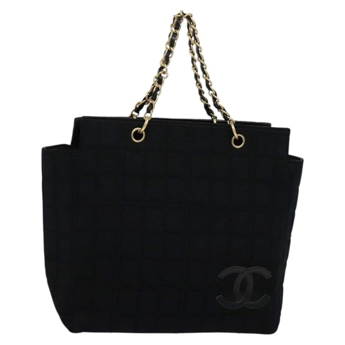 Chanel Chanel Chocolate Bar Chain Tote Quilted Jersey Size ONE SIZE - 1 Thumbnail