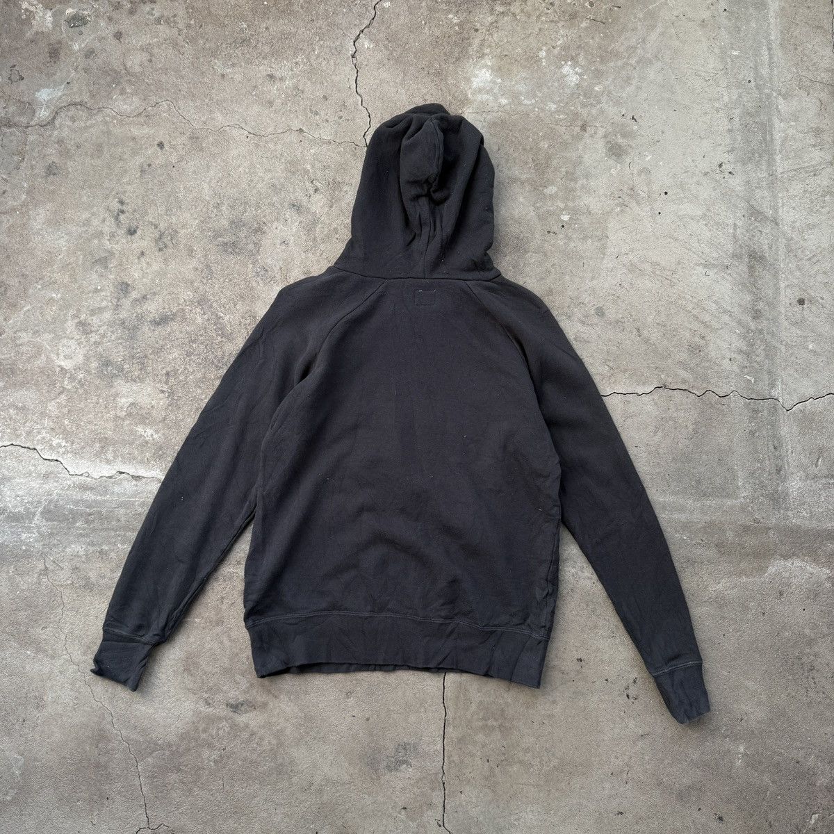 Japanese Brand × Lee Vintage 90’s Lee Sanforized Shrunk Big Logo Hoodie Size M / US 6-8 / IT 42-44 - 2 Thumbnail