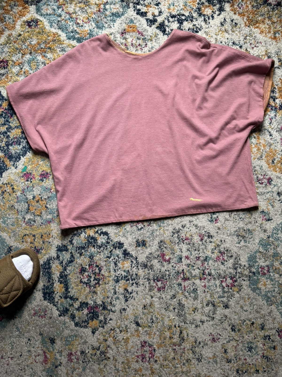 Yeezy RARE UNRELEASED DOUBLE LAYER YEEZY WYOMING HAND PAINTED TEE Size US M / EU 48-50 / 2 - 6 Thumbnail