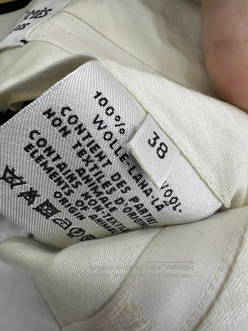Hermes Hermes Wool Material Skirt Pants Size 25" / US 0 / IT 36 - 4 Thumbnail