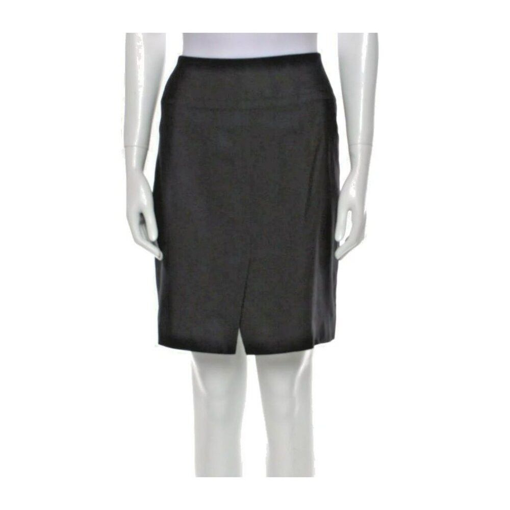 Celine Celine Black Vintage Skirt US 6 FR 38 – 1980s, 100% Viscose Size 28" / US 6 / IT 42 - 2 Thumbnail