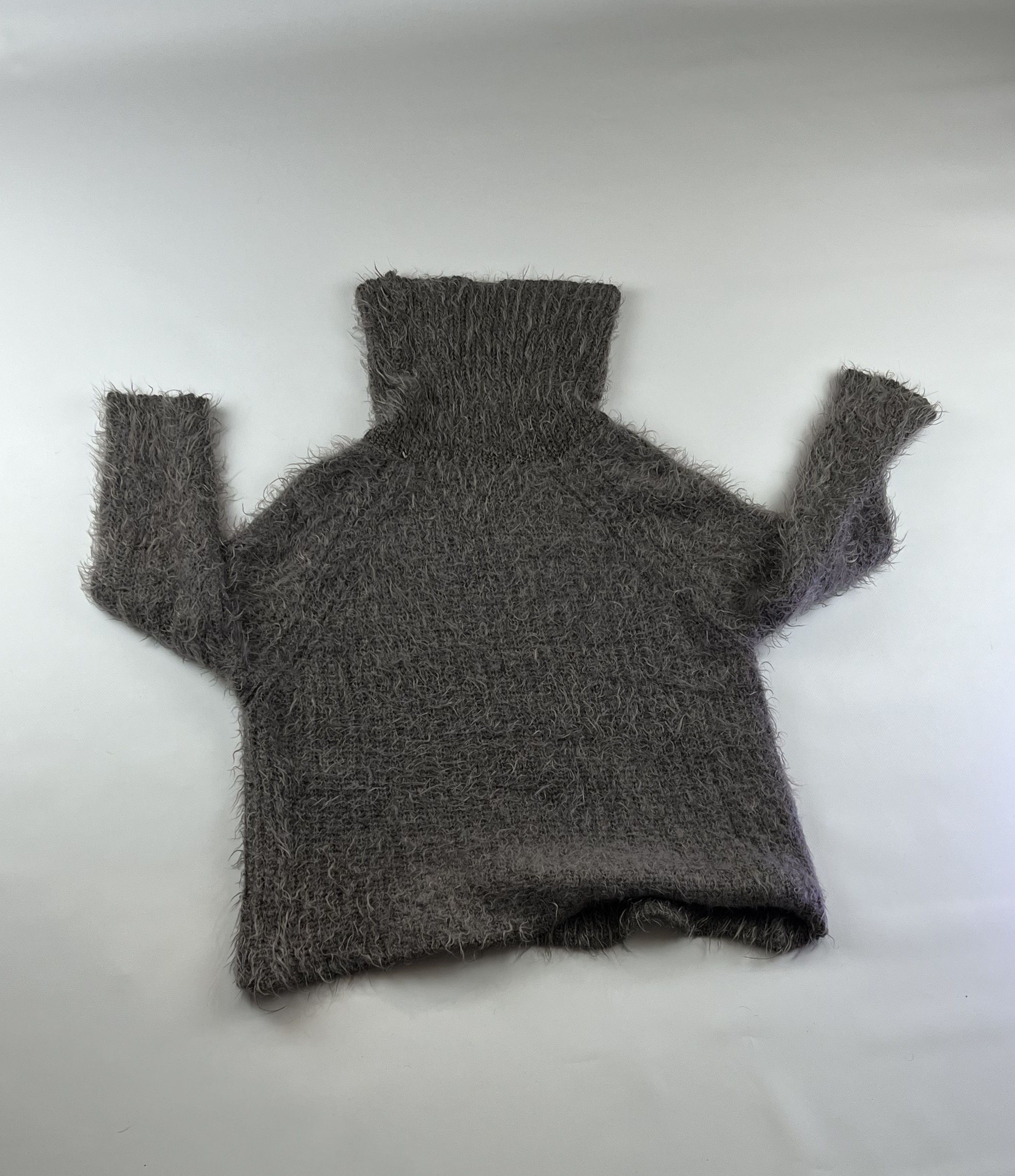 Vintage Vintage Noname Yeti Texture LGB Style Knited Sweater Size L / US 10 / IT 46 - 9 Thumbnail