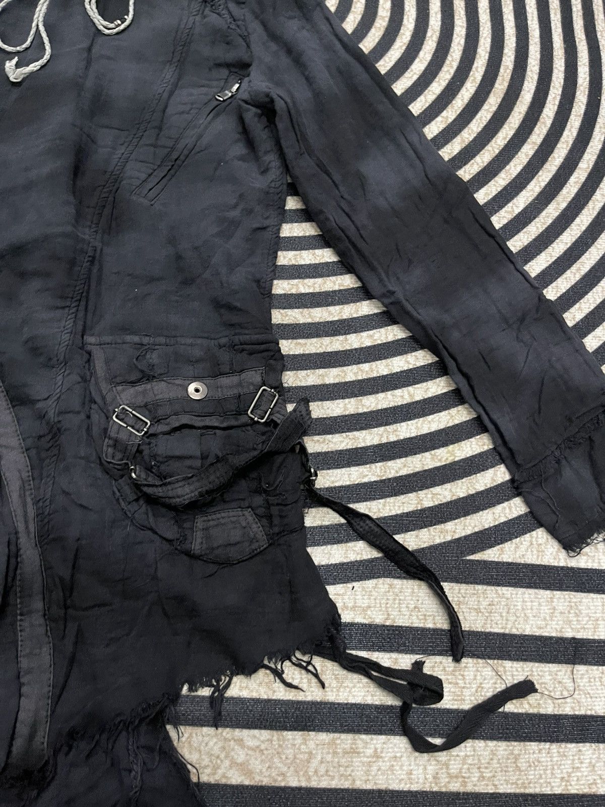 semanticdesign 2000s SEMANTIC DESIGN ASYMMETRICAL GRUNGE LONG HOOD JACKET Size US S / EU 44-46 / 1 - 8 Thumbnail