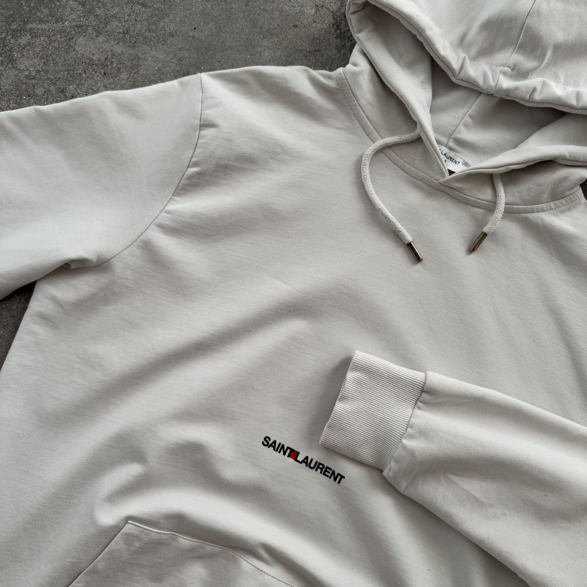 20471120 × Japanese Brand Saint Laurent Paris Hoodie Size M / US 6-8 / IT 42-44 - 3 Thumbnail