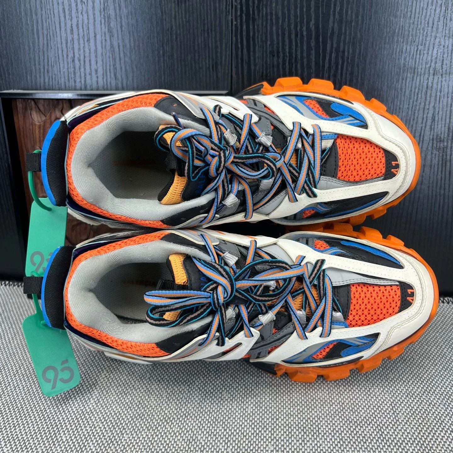 Balenciaga Balenciaga Track White Orange Blue 41 New Box Size US 8 / EU 41 - 7 Thumbnail