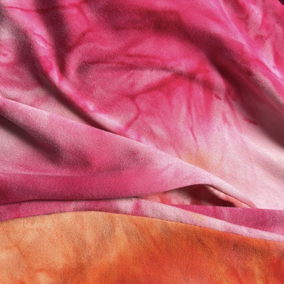 Other Pink & orange Tie Dye Dress stretchy Small fits medium Size S / US 4 / IT 40 - 3 Thumbnail