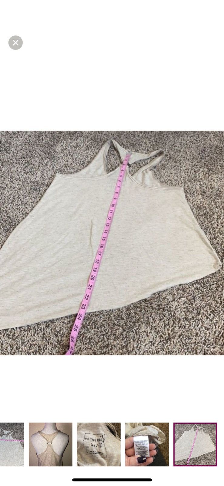 Free People Free people we the free XS dream on tank top Size XS / US 0-2 / IT 36-38 - 8 Thumbnail