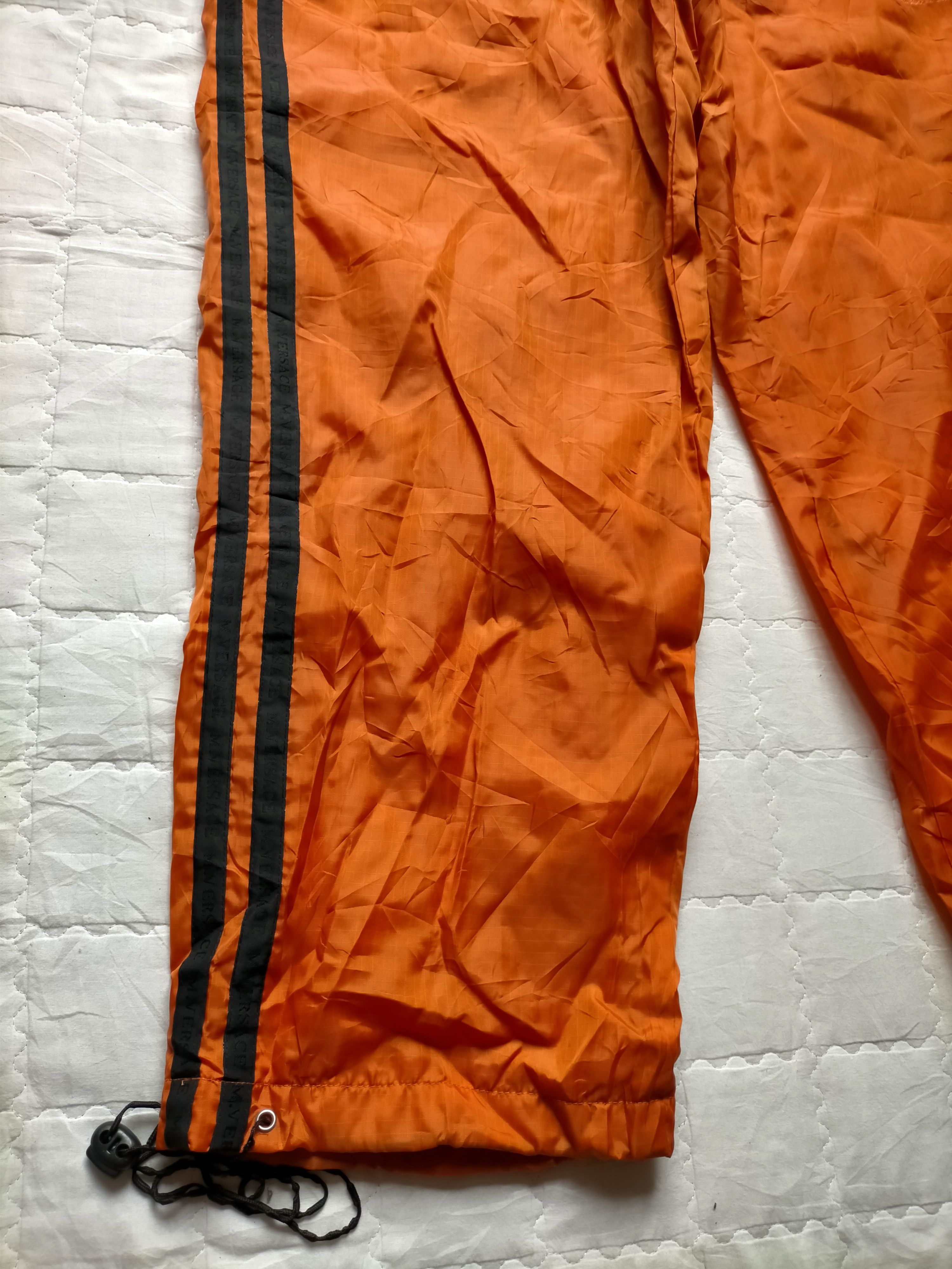 Versace Versace Side Tape Embroidered Nylon track Pants Size US 34 / EU 50 - 8 Thumbnail