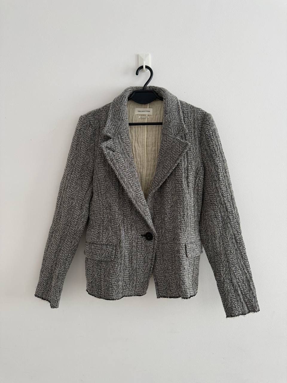 Isabel Marant Isabel Marant Herringbone Wool Blazer Vintage Luxury Size XS / US 0-2 / IT 36-38 - 1 Thumbnail
