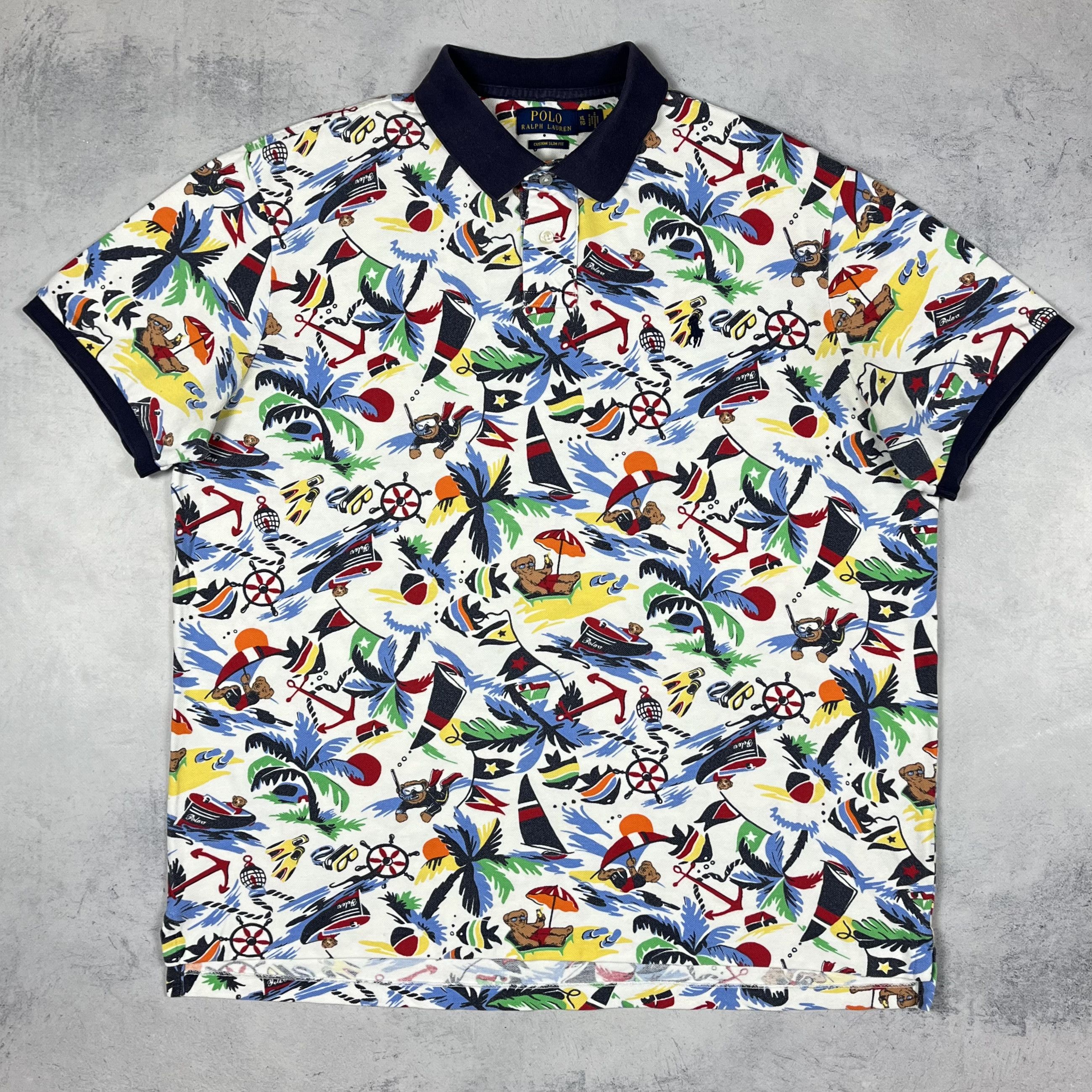 Polo Ralph Lauren Polo Bear Ralph Lauren Multi-logo Polo Shirt Size US XXL / EU 58 / 5 - 2 Thumbnail