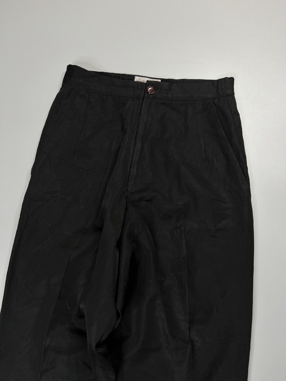 Yohji Yamamoto Archive 1980’s Yohji Yamamoto Mainline Wool Highwaist Pants Size US 28 / EU 44 - 4 Thumbnail