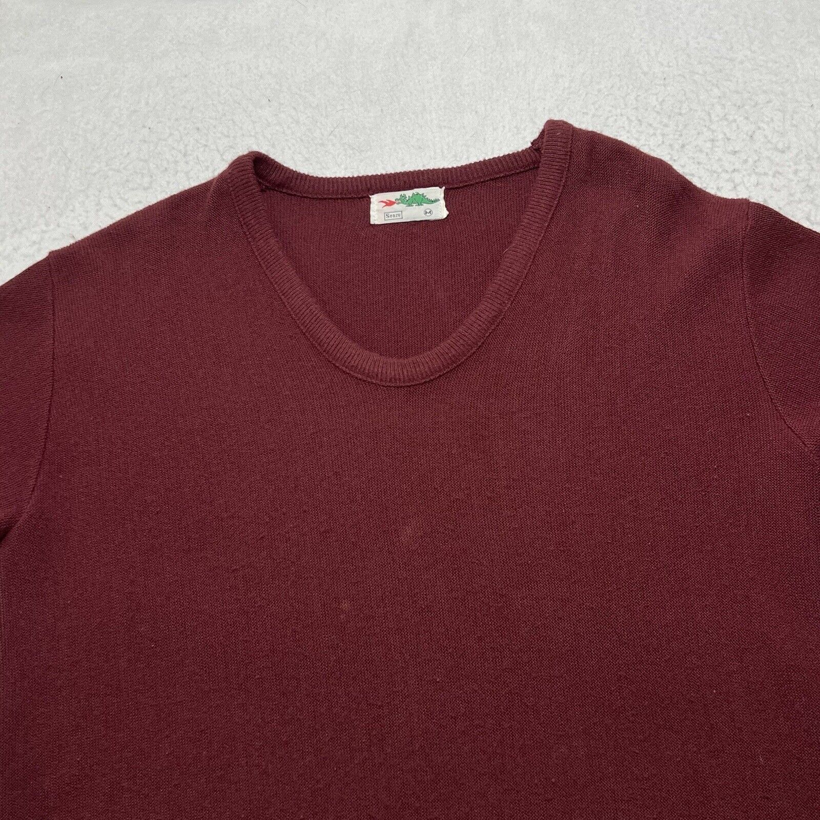 Sears Vintage Sears Dragon V Neck Sweater Orlon Acrylic USA Made Size US M / EU 48-50 / 2 - 2 Thumbnail