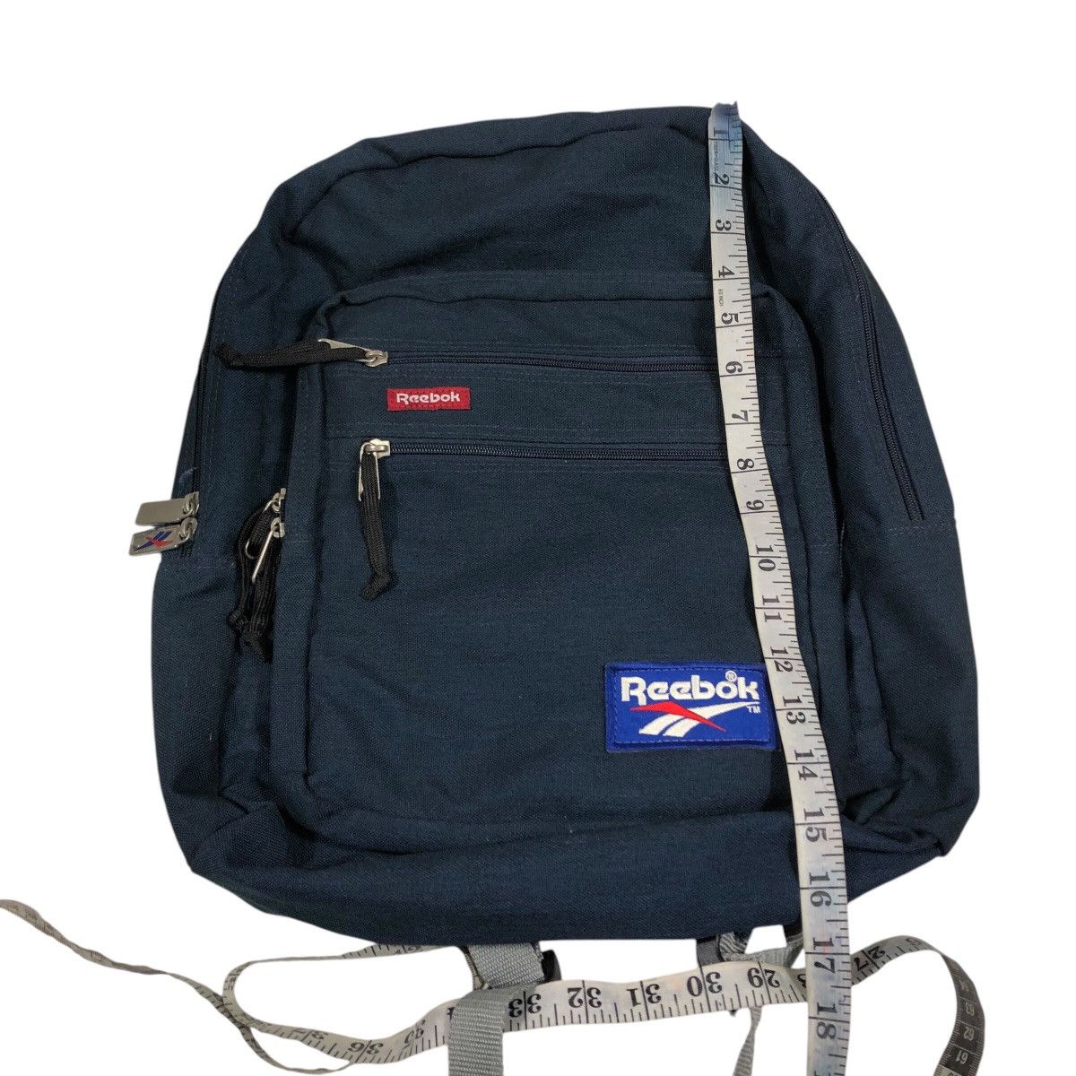 Japanese Brand 📌Vintage Back Pack Reebok Big Logo Size ONE SIZE - 14 Thumbnail