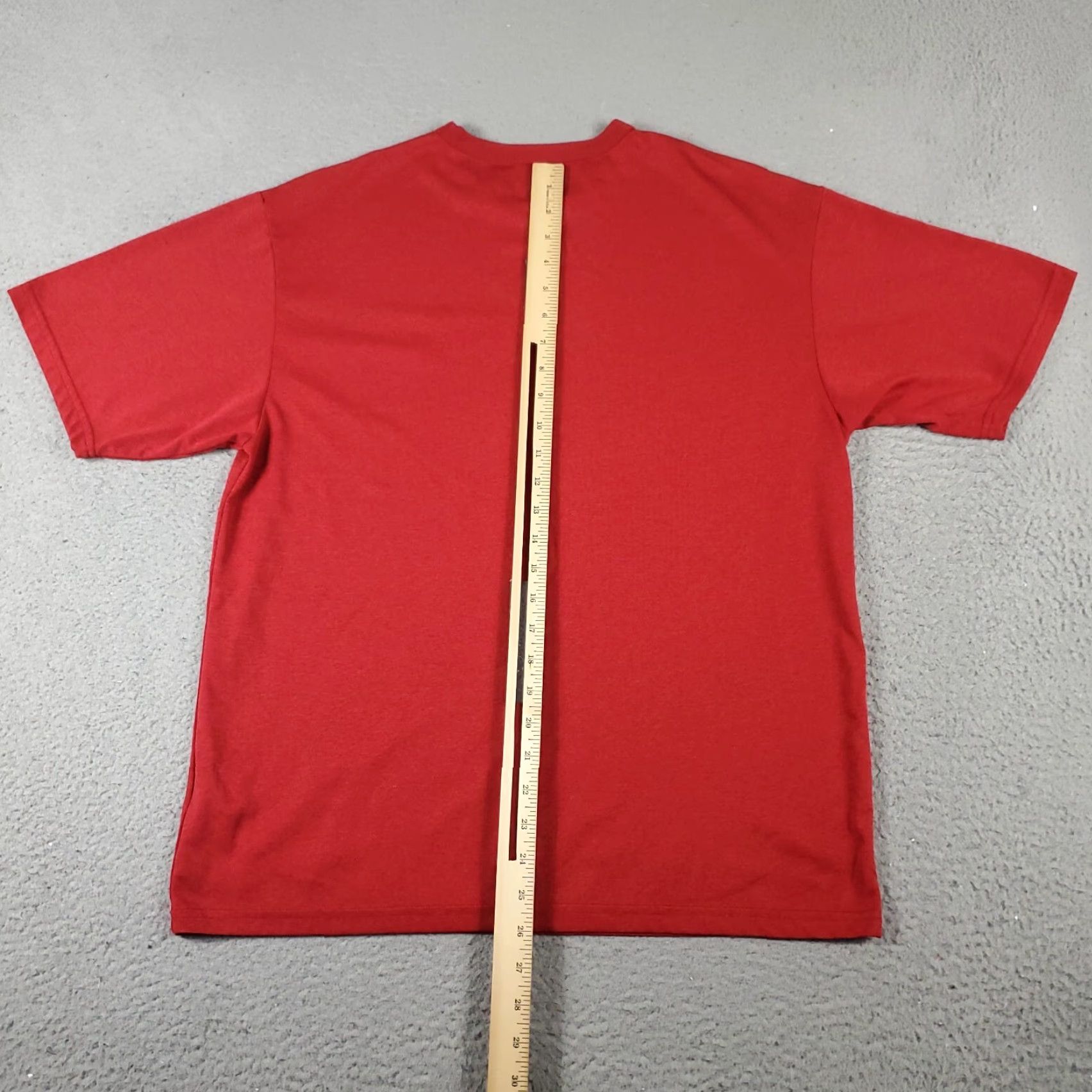 Nike Nike T Shirt Mens Size Medium Red Swoosh Casual Short Sleeve Adult Crew Neck Logo Cotton Blend Regular - Sports Modern Classic Mens Size US M / EU 48-50 / 2 - 4 Thumbnail